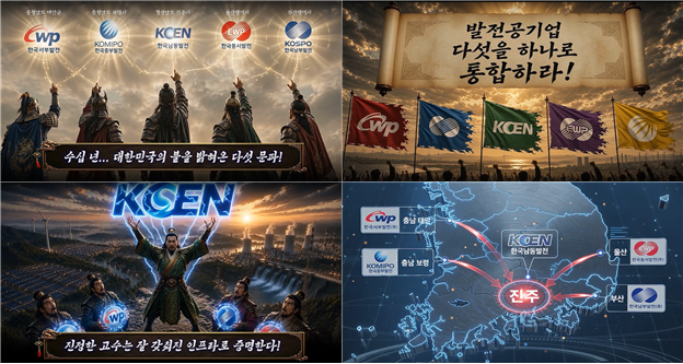 발전공기업 통합본사 경남 유치 홍보영상, 3주 만에 47만 조회